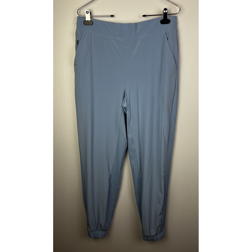 Athleta Pants Womens 12T Brooklyn Lined Jogger Light Baby Blue Travel Gym